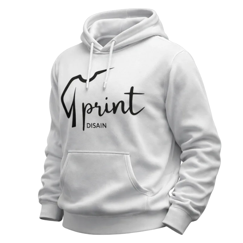 Hoodie with a custom DTF print