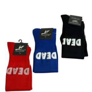Deadlift Socks – Red, Blue, Black (Sizes 35–46)