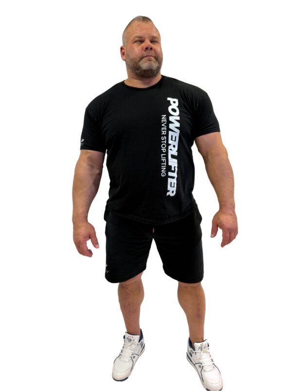 Powerlifter Never Stop Lifting T-shirt - Image 4