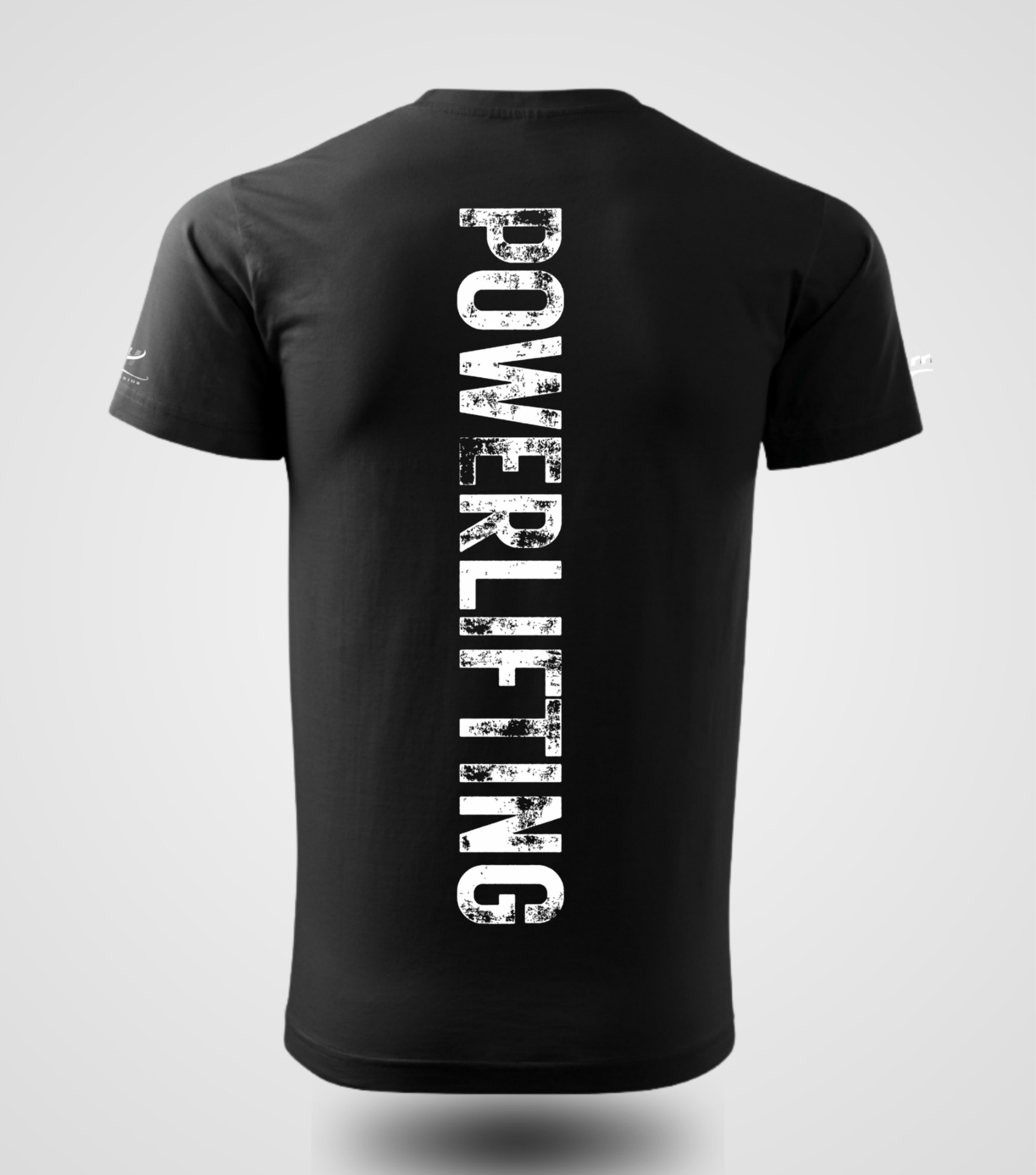 POWERLIFTING Back Print T-Shirt, regular-fit-back