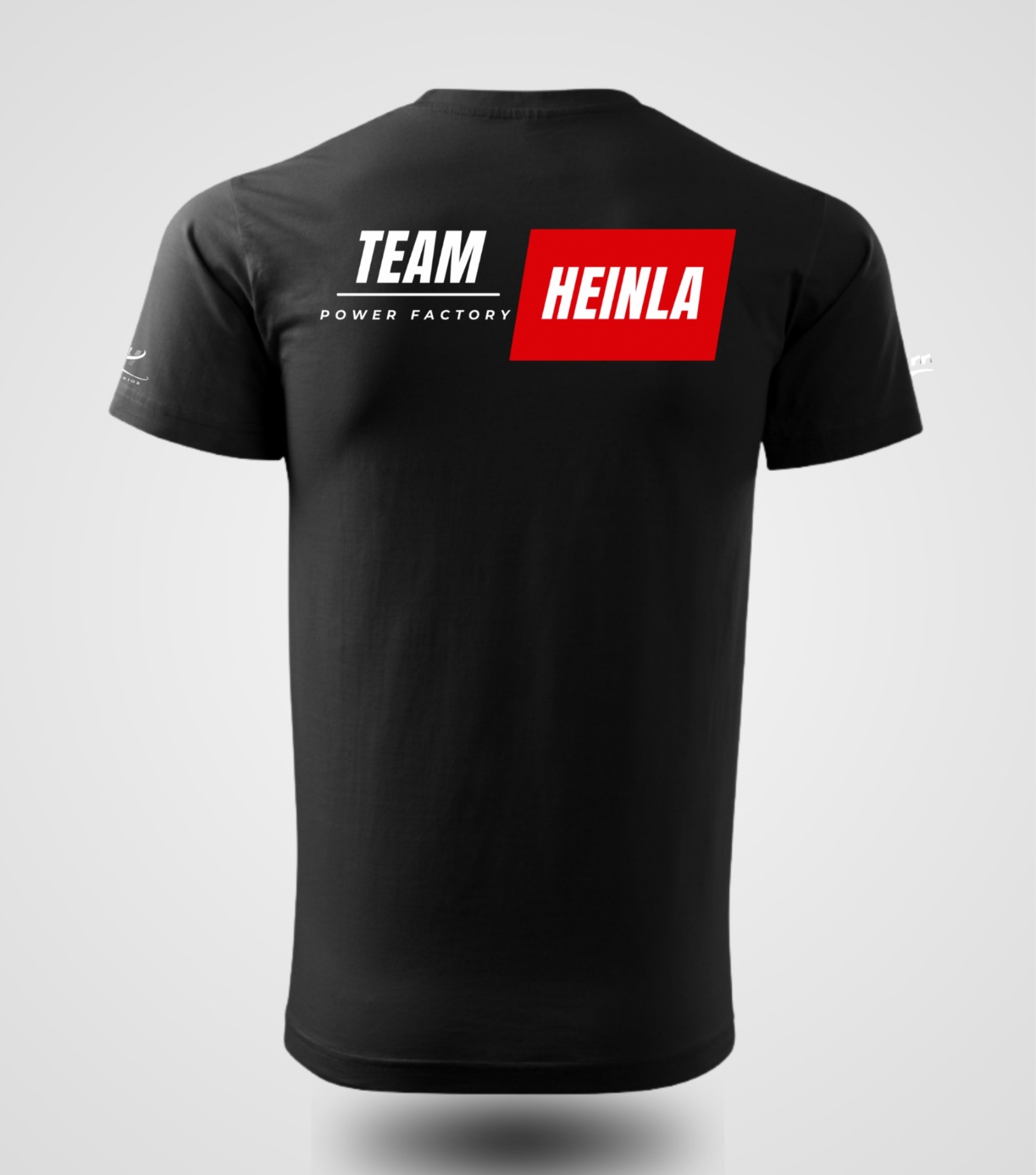 Team Heinla Power Factory T-shirt, regular fit, back view